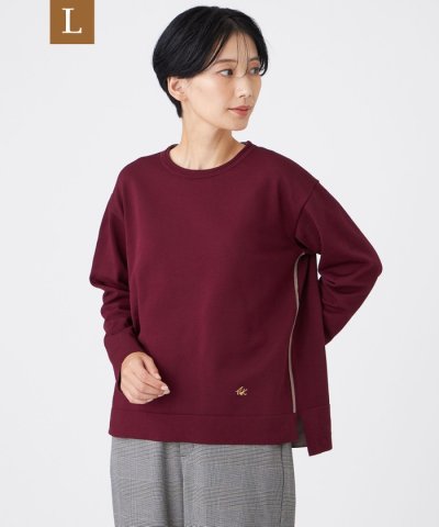 【L】【100回洗える】【カタログ掲載】テックスブリッドニットプルオーバー