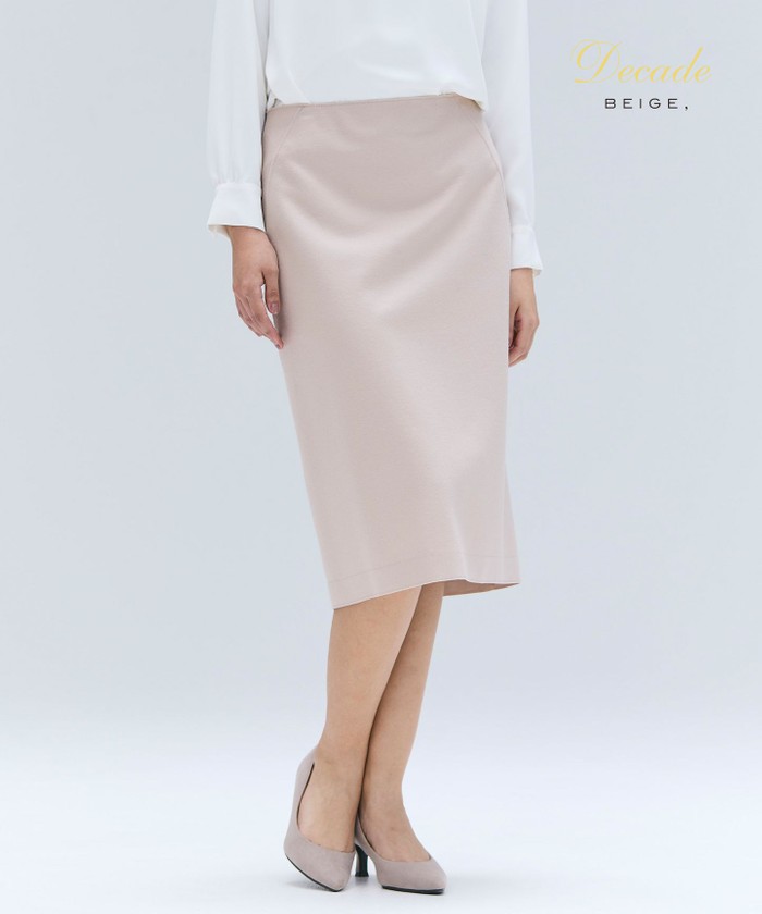 BEIGE 【セットアップ対応】CORBY / ウールタイトスカート NUDE 32 BEIGE 【セットアップ対応】CORBY / ウールタイトスカート NUDE 32