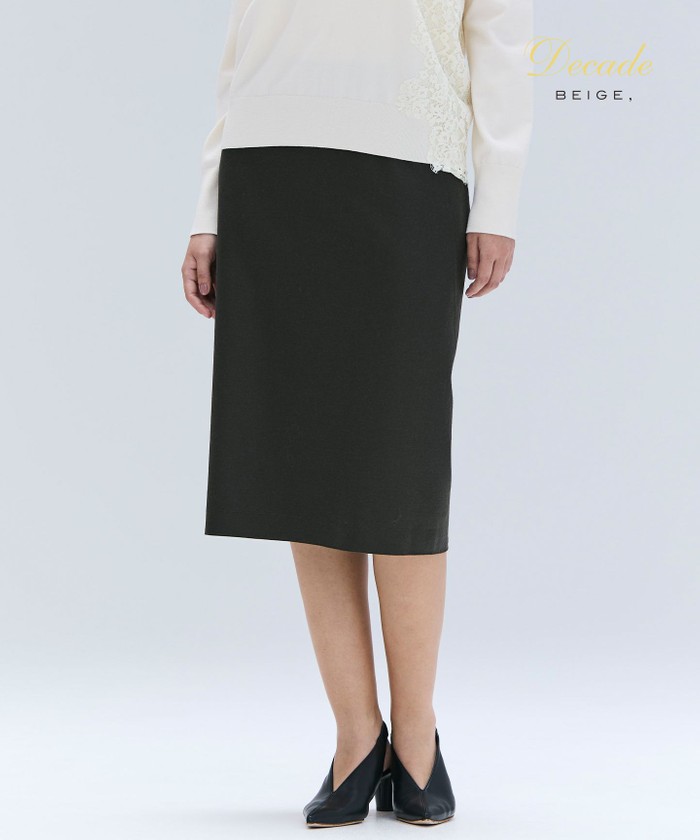 BEIGE 【セットアップ対応】CORBY / ウールタイトスカート KHAKI 4 BEIGE 【セットアップ対応】CORBY / ウールタイトスカート KHAKI 4