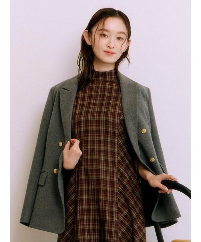 ダブルブレストウールジャケット