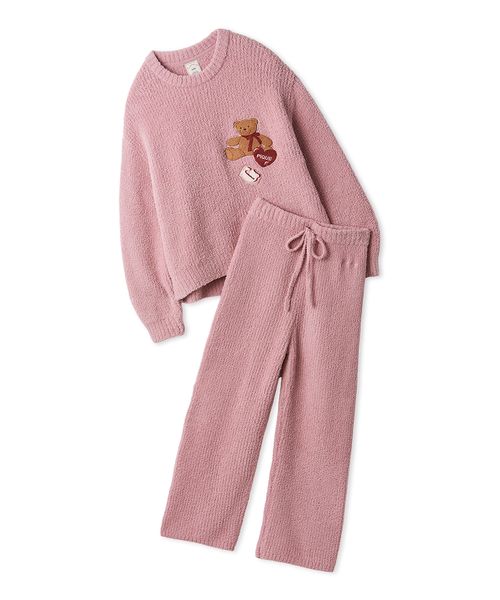 ONLINE限定】ベビモコベアさがらプルオーバー＆ロングパンツセット