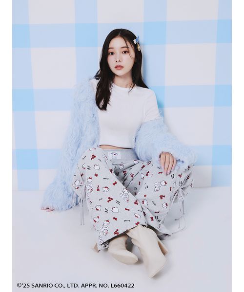 スナイデル] HELLO KITTY レースUPパーカー SWCT254256 レディース