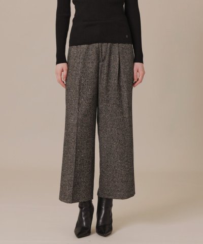 【WEB・一部店舗限定】カラーネップヘリンボンパンツ