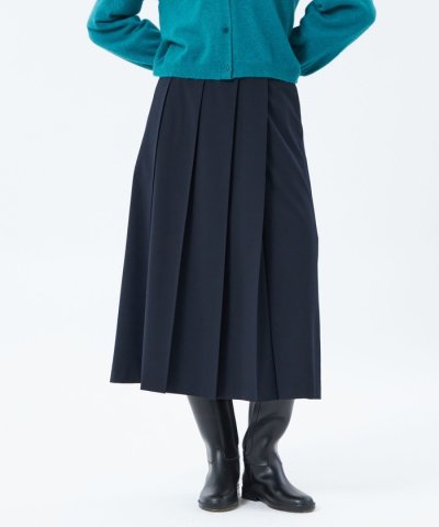 【LEE11月号掲載/蛯原友里さん着用】ウールトロタックプリーツスカート