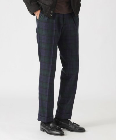 タータンチェックトラウザーズ