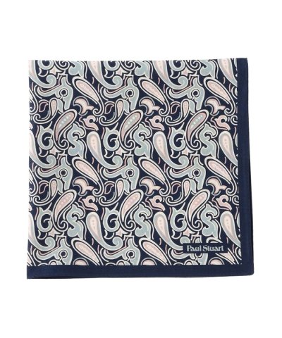 ペイズリー柄プリントハンカチ