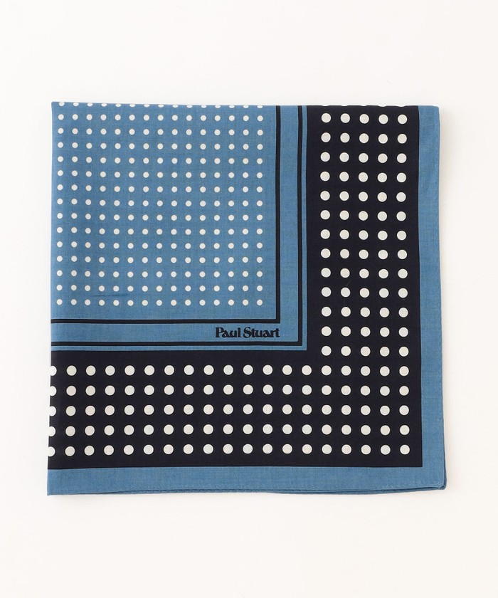 ドット柄プリントハンカチ(508520711)｜HANKYU MEN'S / 阪急メンズ