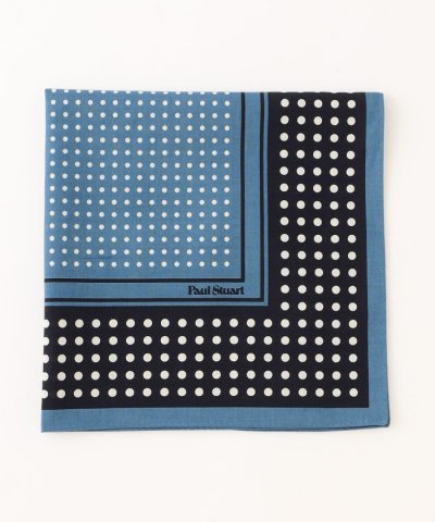 ドット柄プリントハンカチ