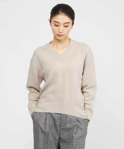 【eclat掲載】スーパージーロン　プルオーバー(Vネック)