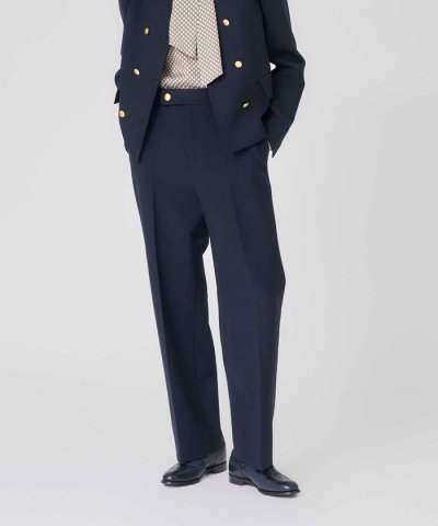 【Nikkei magazine/eclat掲載】【防しわ性】ダブルクロスストレ