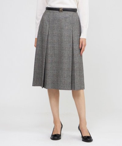 グレンチェック　スカート