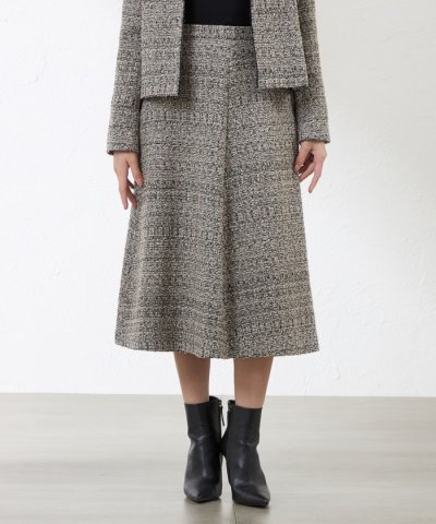 【Anniversary　Piece】【尾州素材】ツイードスカート