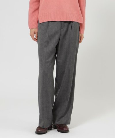 【WEB・一部店舗限定】ミルドストレッチヘリンボーン　パンツ