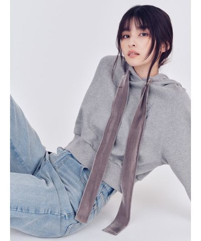 ロゴエンブロイダリーリボンスウェット