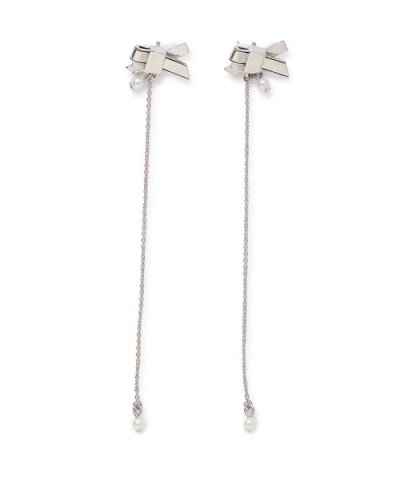 リボンディティールピアス