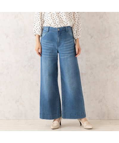 【人気追加】ワイドデニム