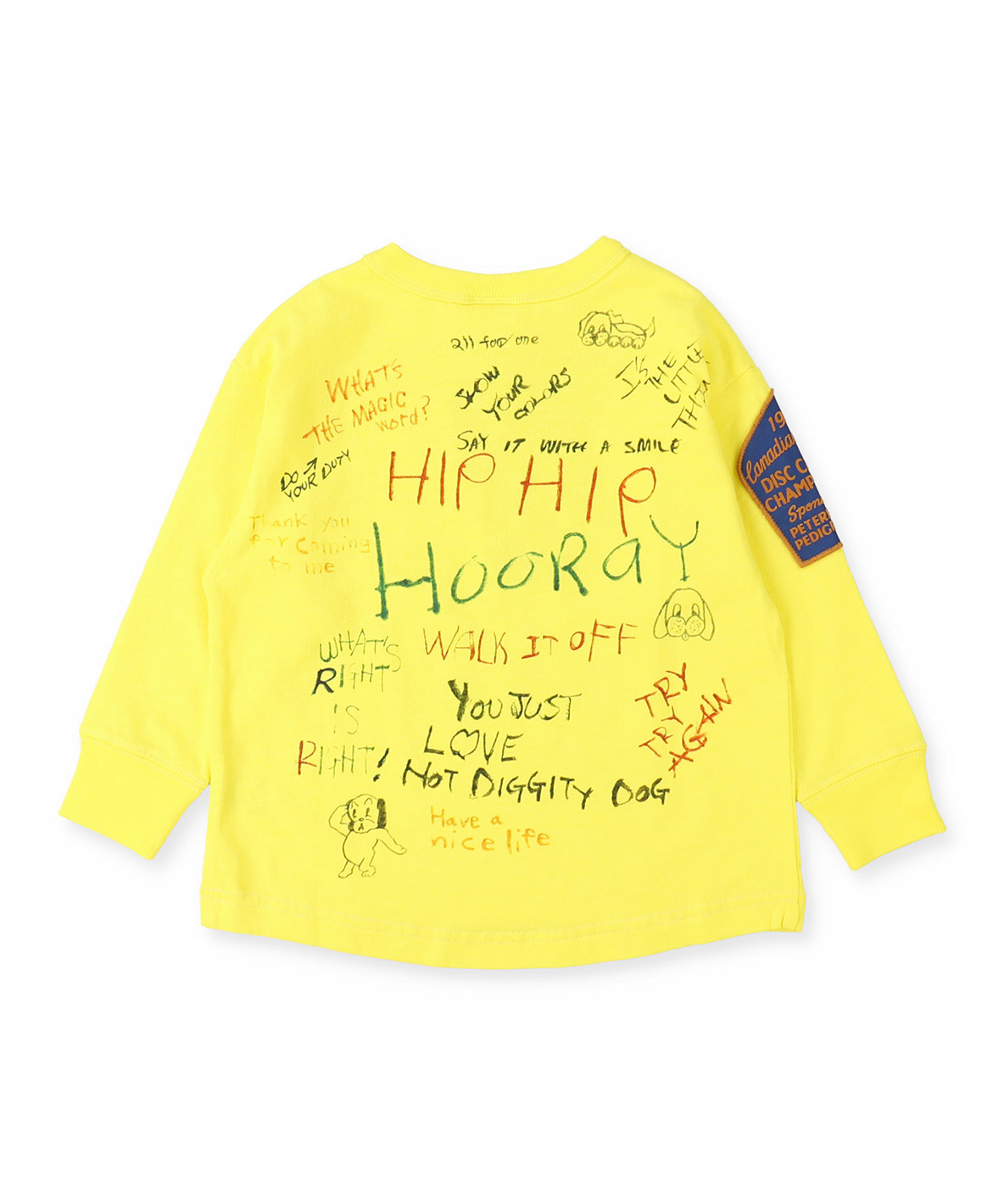 DENIMDUNGAREE デニムダンガリー DENIM DUNGAREE Scribble Long Sl イエロー 145