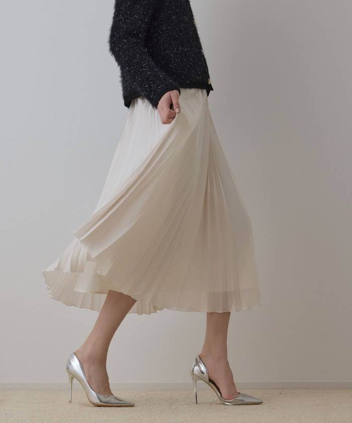 ホワイト系｜プリーツスカート｜GRACE CONTINENTAL(グレース