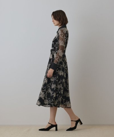 チュールコードレースワンピース