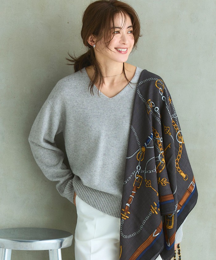 グレー系｜ニット・セーター｜23区 (Lサイズ)(ニジュウサンク Lサイズ