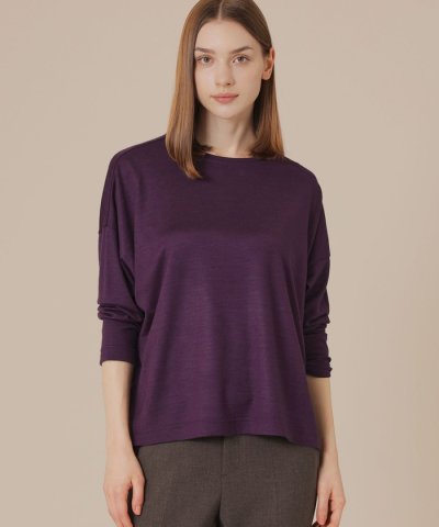 ウォッシャブルウールプルオーバー