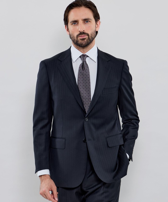OX BRIDGE】【DORMEUIL/ドーメル】シャドーストライプスーツ(508351865