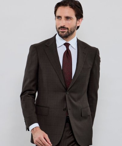 【OX BRIDGE】【DORMEUIL/ドーメル】コンビネーションチェックスー