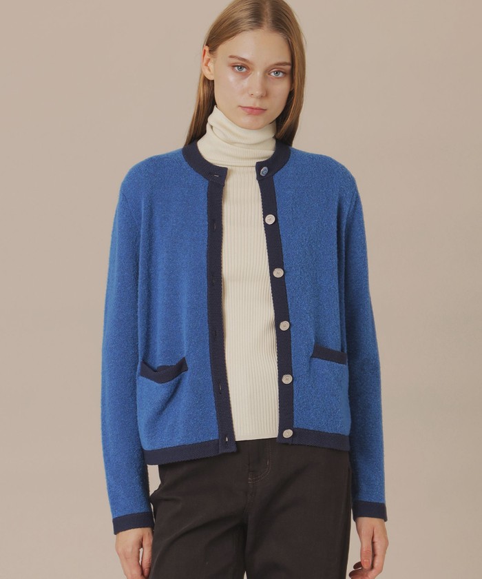 婦人画報11月号掲載】スフレニットカーディガン(508501545)｜阪急