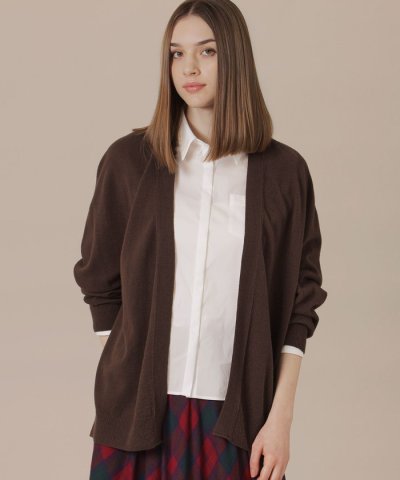 バルキーニットカーディガン