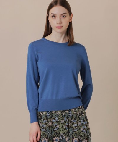 【WEB・一部店舗限定】クリアニットプレーンプルオーバー