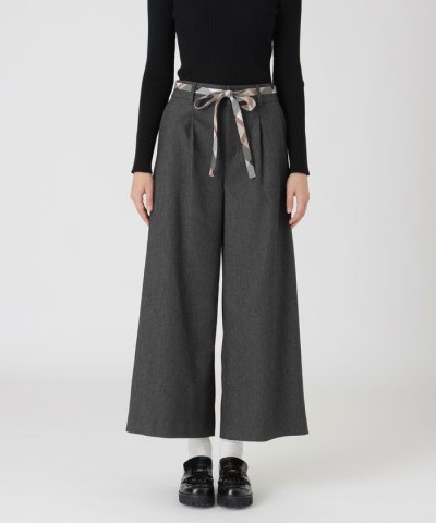 【一部店舗限定】デニムライクワイドパンツ