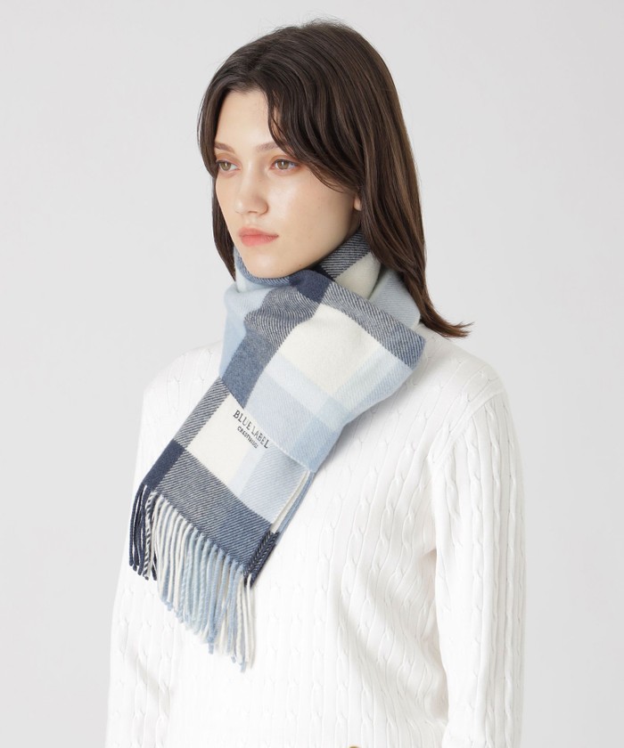 BLUE LABEL チェック柄マフラー クレストブリッジチェックマフラー（マフラー・ストール・スカーフ