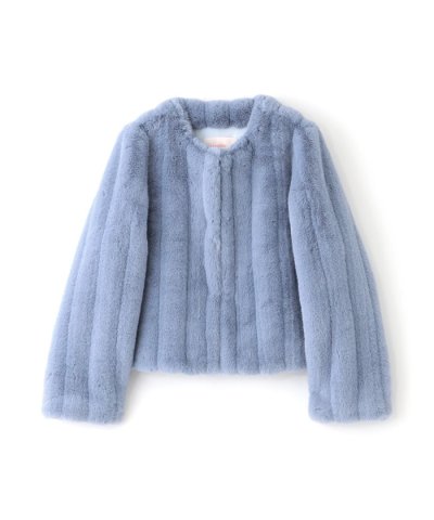 【LEMONPLET】エコファーショートジャケット《WEB＆EPOCA THE