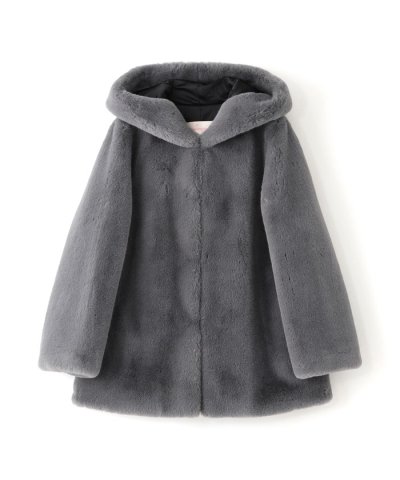 【LEMONPLET】エコファーフーデッドジャケット《WEB＆EPOCA THE