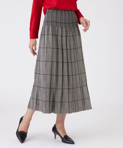 【ウォッシャブル】グレンチェックJQスカート