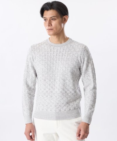 ジグザグミックスニット