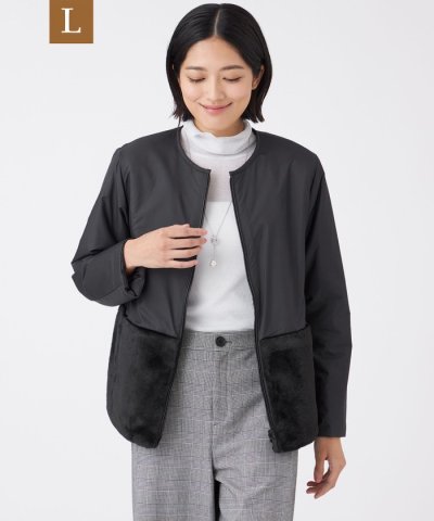 【L】シンセティックファーコート