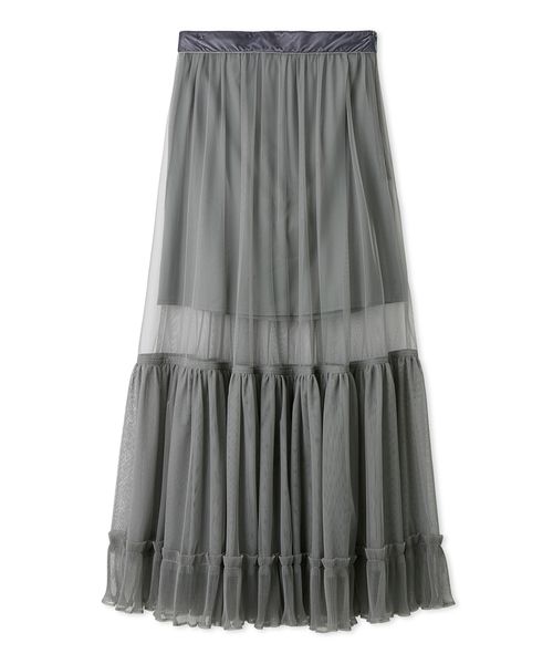 FRAY I.D フレイアイディー★新品未使用タグ付 モールストライプスカート グレー系｜その他のスカート｜FRAY I.D(フレイ アイディー)｜阪急