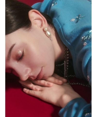 2wayトリニティドロップピアス