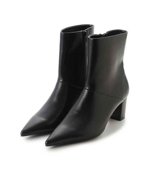 FRAYI. D ポインテッドトゥショートブーツ BLK 36