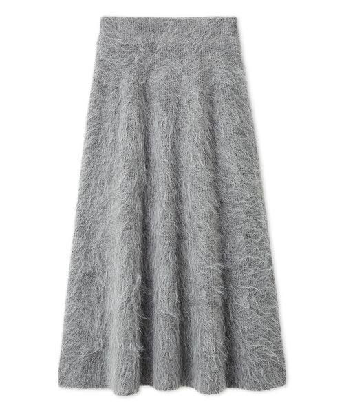 FRAY I.D フレイアイディー★新品未使用タグ付 モールストライプスカート グレー系｜その他のスカート｜FRAY I.D(フレイ アイディー)｜阪急