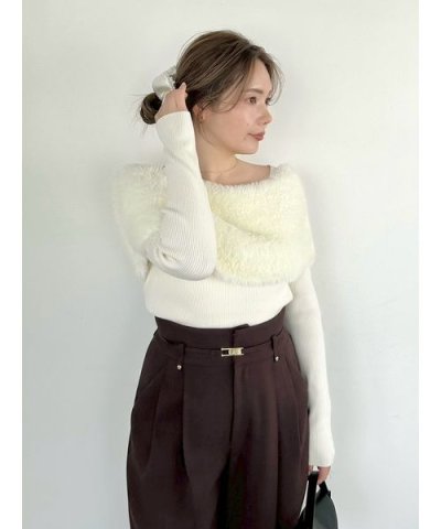 ファーケープニット