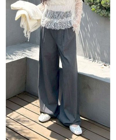 ベルト付きタックワイドパンツ