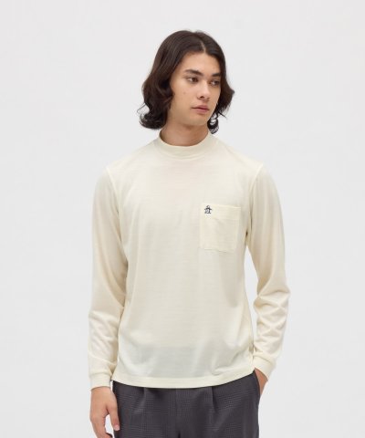 マンシングウェア Munsingwear ハイゲージウールモックネック長袖シャツ