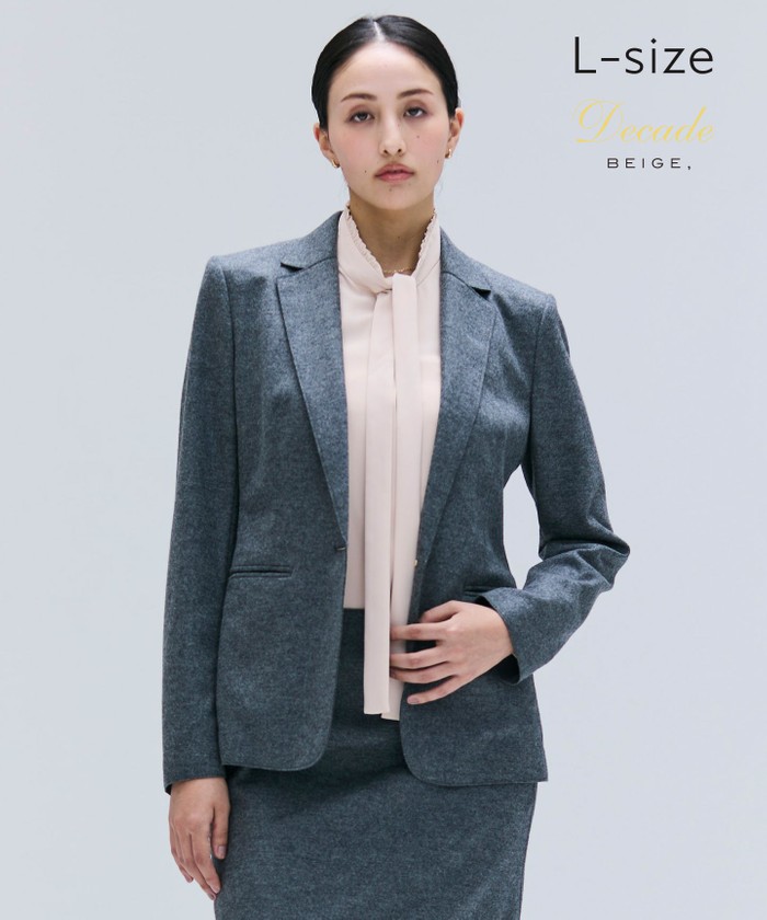 BEIGE 【Lsize・セットアップ対応】CORBY / ウールテーラードジャケット C. GRAY 10 BEIGE 【Lsize・セットアップ対応】CORBY / ウールテーラードジャケット C. GRAY 10