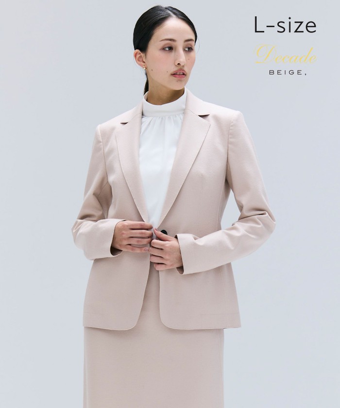 BEIGE 【Lsize・セットアップ対応】CORBY / ウールテーラードジャケット NUDE 8