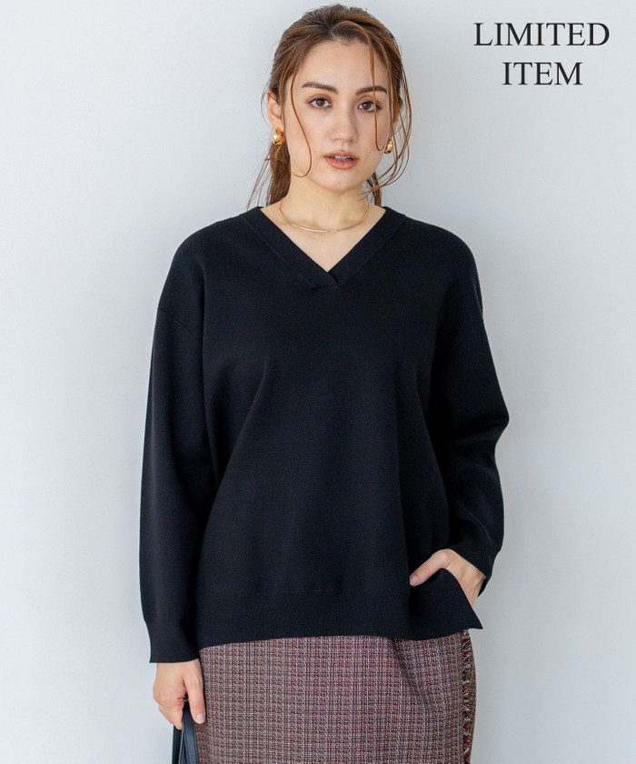 ブラック系｜ニット・セーター｜23区 (Lサイズ)(ニジュウサンク L