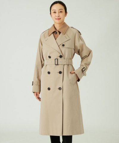 ＜100年コート＞3WAY トレンチコート / Rain Wool ジレ
