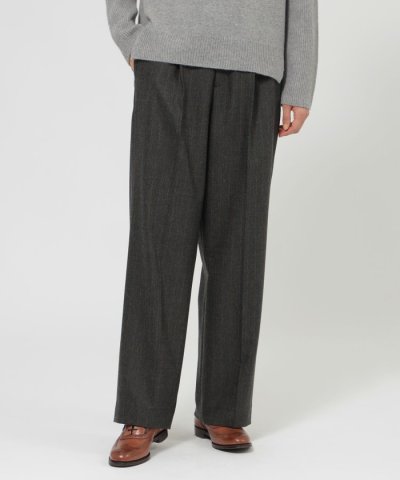 【WEB・一部店舗限定】ウールブレンドストライプ　パンツ