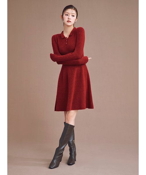 レッド系｜ワンピース・ドレス｜CELFORD(セルフォード)｜阪急百貨店